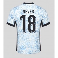 Camisa de time de futebol Portugal Ruben Neves #18 Replicas 2º Equipamento Europeu 2024 Manga Curta